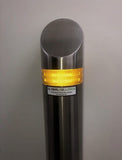 Stainless Steel In-Ground  Bollard H:900mm Bev Top