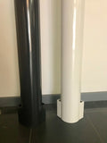 In-Ground Fixed Bollards - White